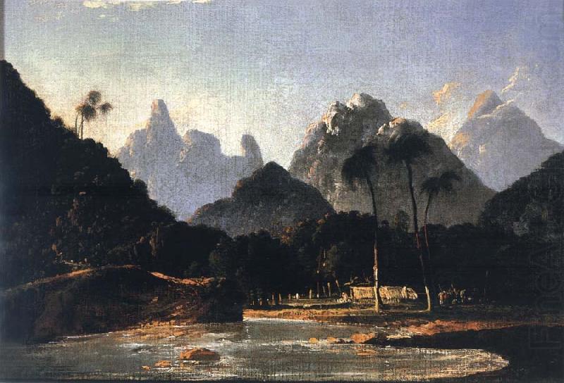 unknow artist A View of Vaitepeha Bay,Tahiti china oil painting image